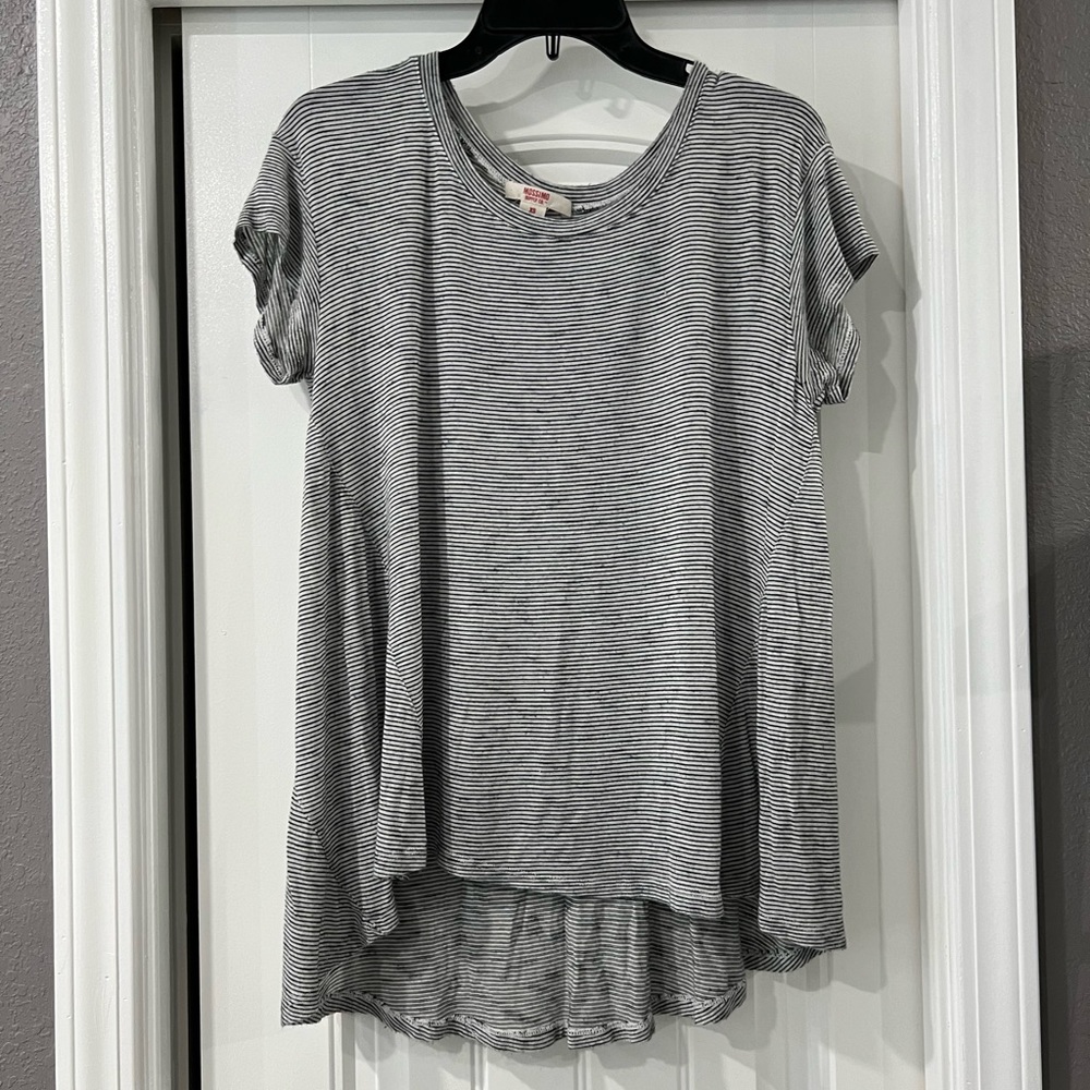 Striped flowy top